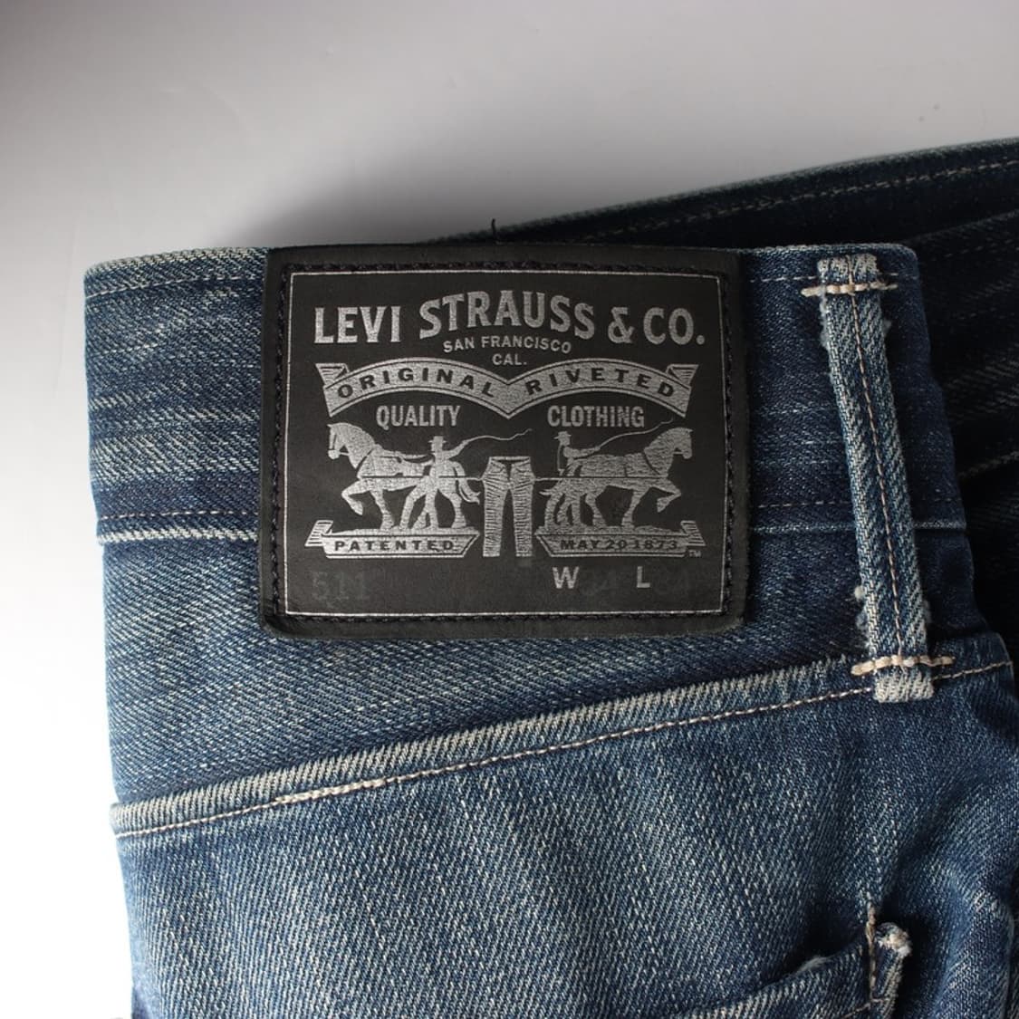 리바이스 511 슬림 스트레이트 중청 데님 팬츠 상품이미지6