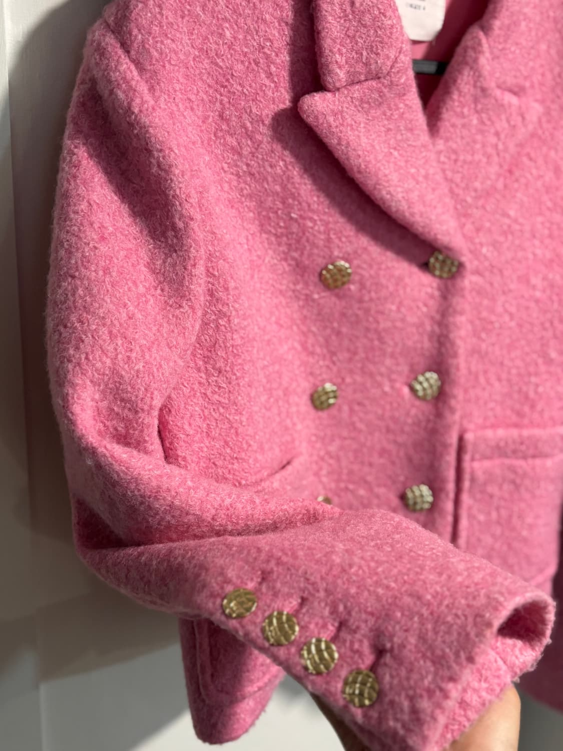 헬더 핑크 부클자켓 상품이미지5