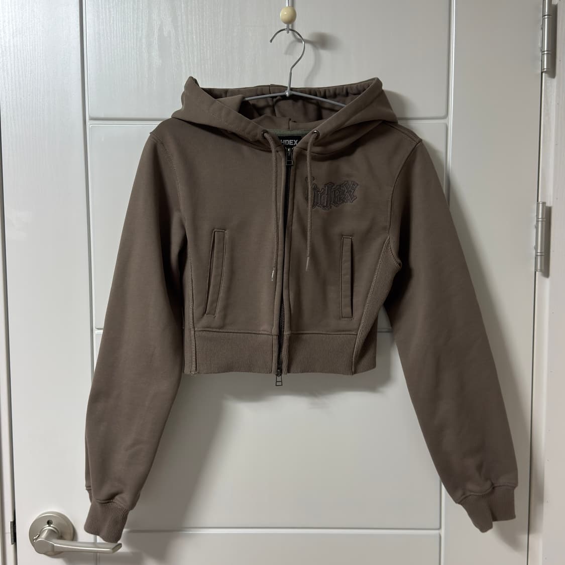 HDEX 에이치덱스 크롭 후디 집업 상품이미지2