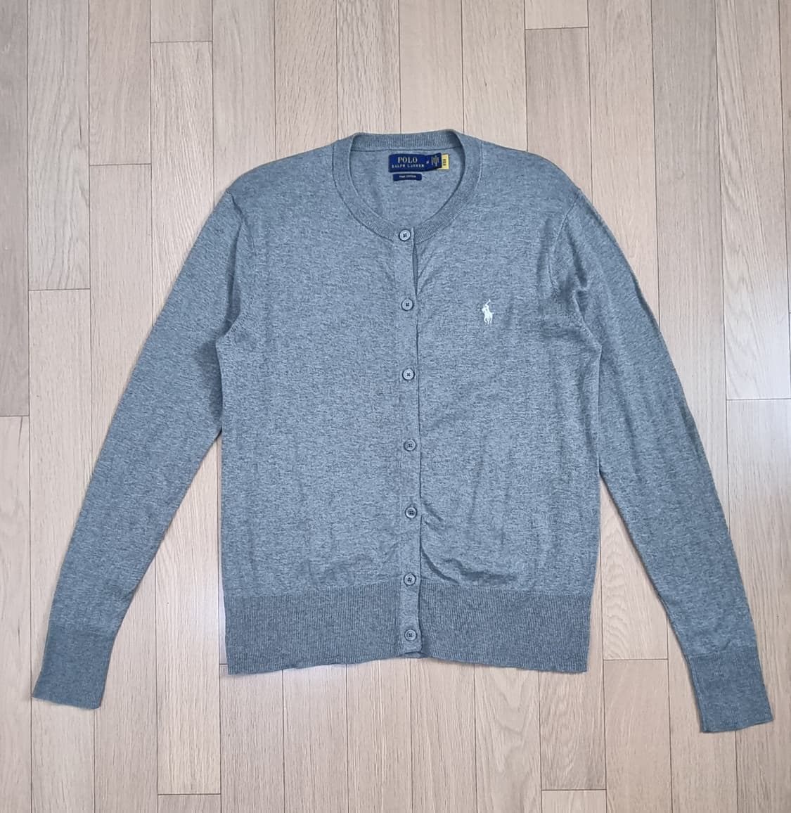 폴로랄프로렌 신형 피마코튼 크루넥 가디건 M _ 여성 상품이미지1