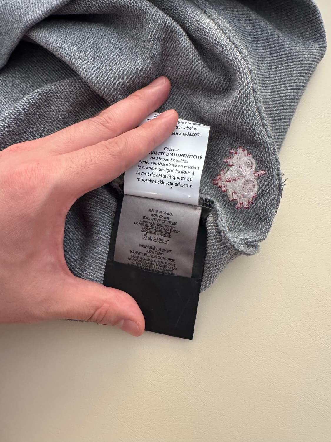 (M)무스너클 몬스터 자수 맨투맨 티셔츠 상품이미지7