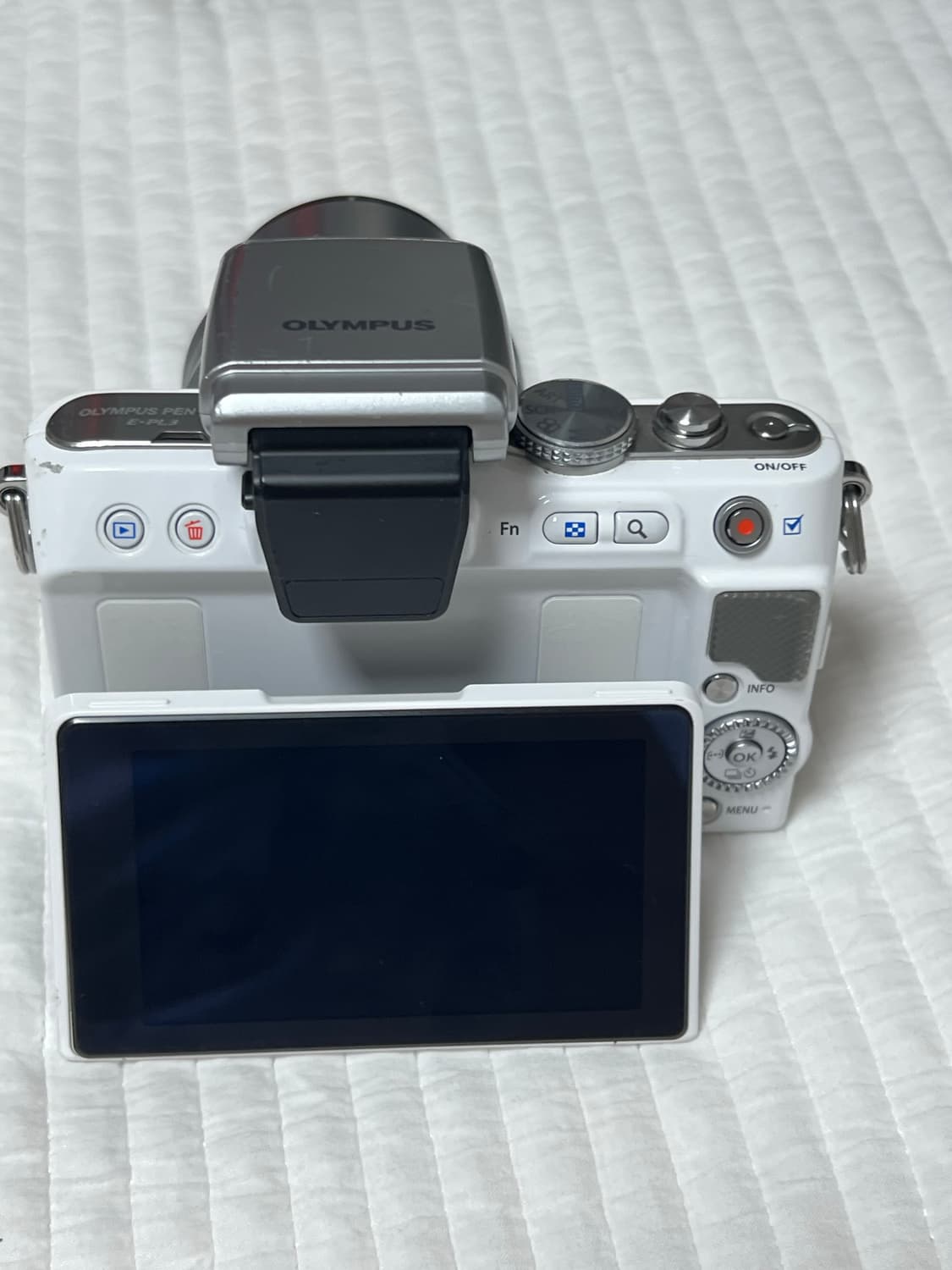희귀 화이트] Olympus PEN Lite E-PL3 미러리스 카메라 상품이미지7