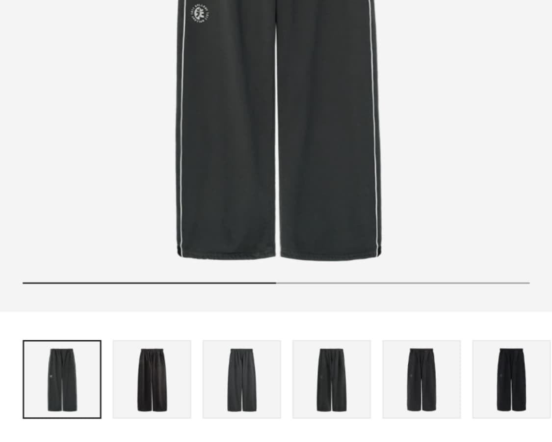 폴리테루 퍼티그 스웻 팬츠 카키그린 (2) 상품이미지1