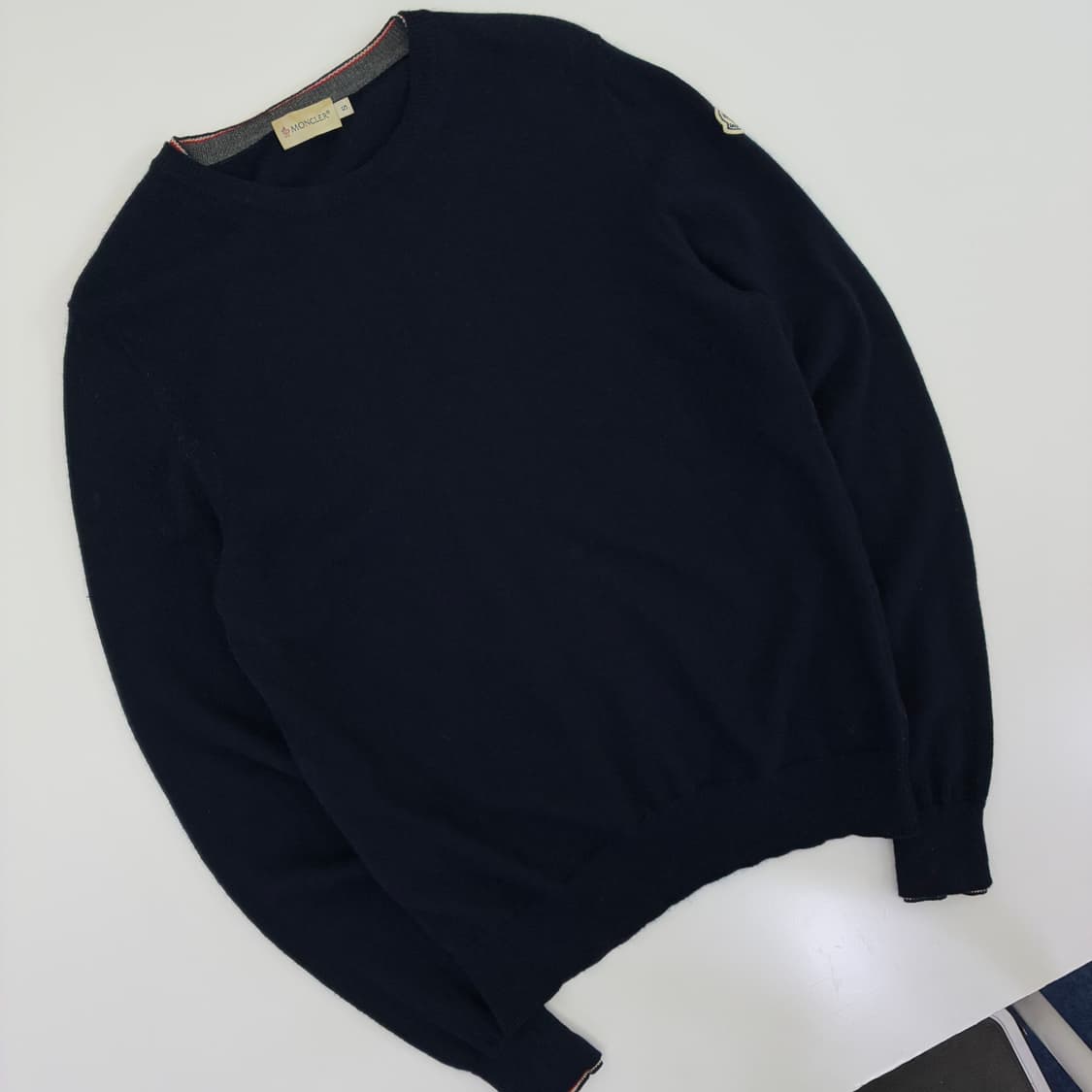 Moncler  몽클레어 패치 울 라운드 니트 상품이미지2