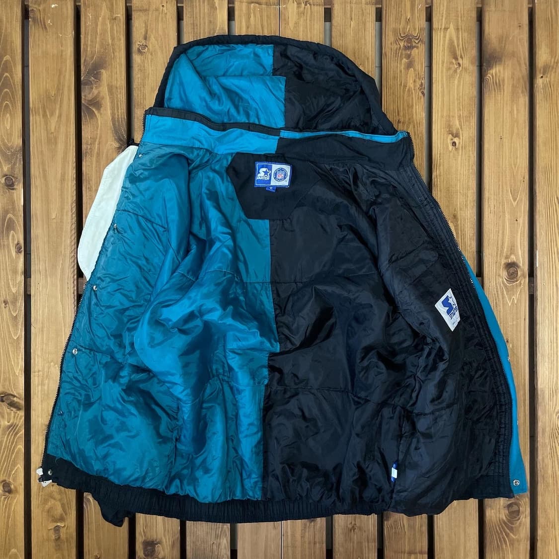 90s 스타터 NFL 잭슨빌재규어스 올드스쿨자켓 3XL 상품이미지10