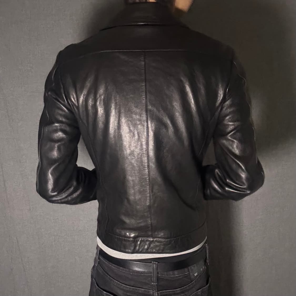 lamb skin rider leather jacket 상품이미지7