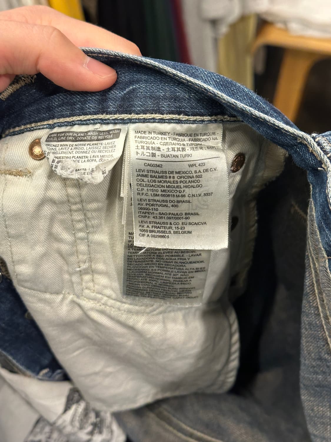 리바이스 501 W32 L32 상품이미지4