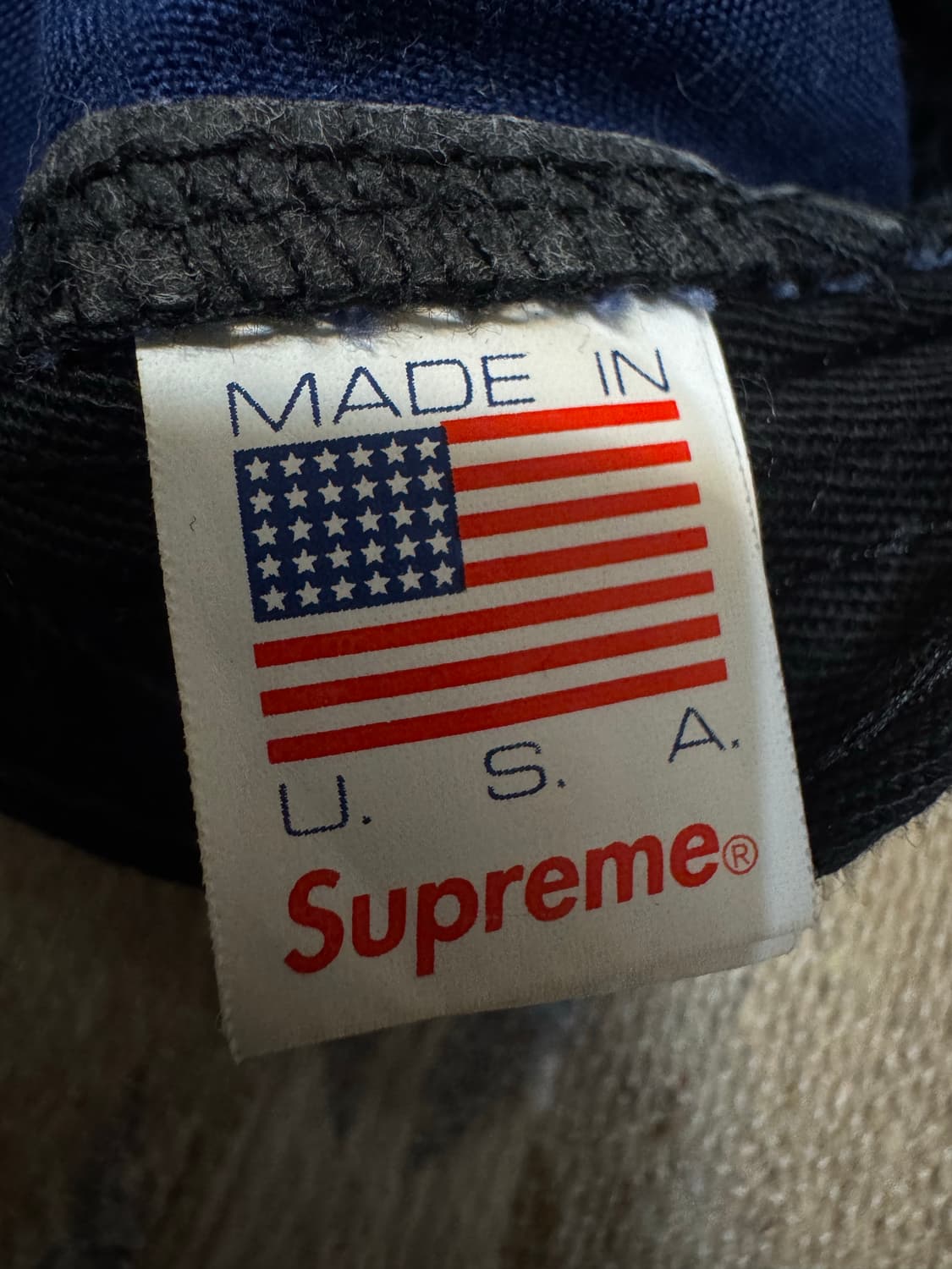 [OS] 슈프림 반다나 캠프캡 네이비 - 21SS 상품이미지8