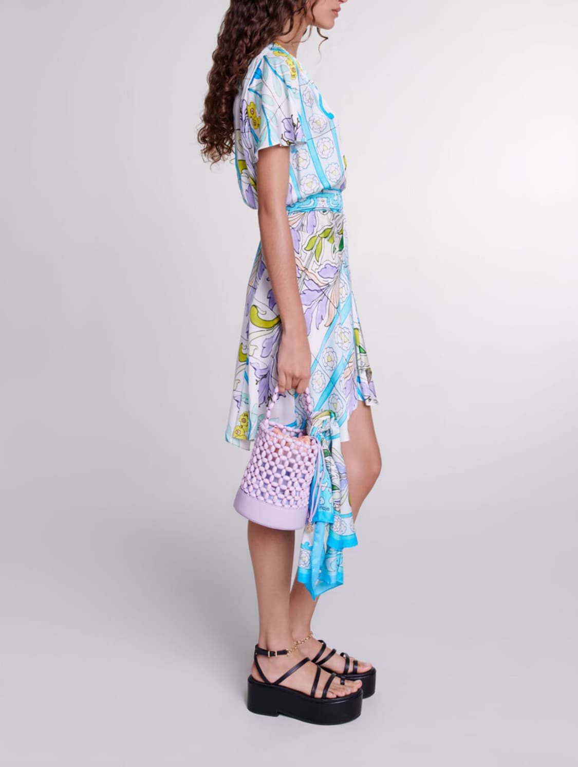 마쥬 프린트 트윌 원피스 상품이미지5