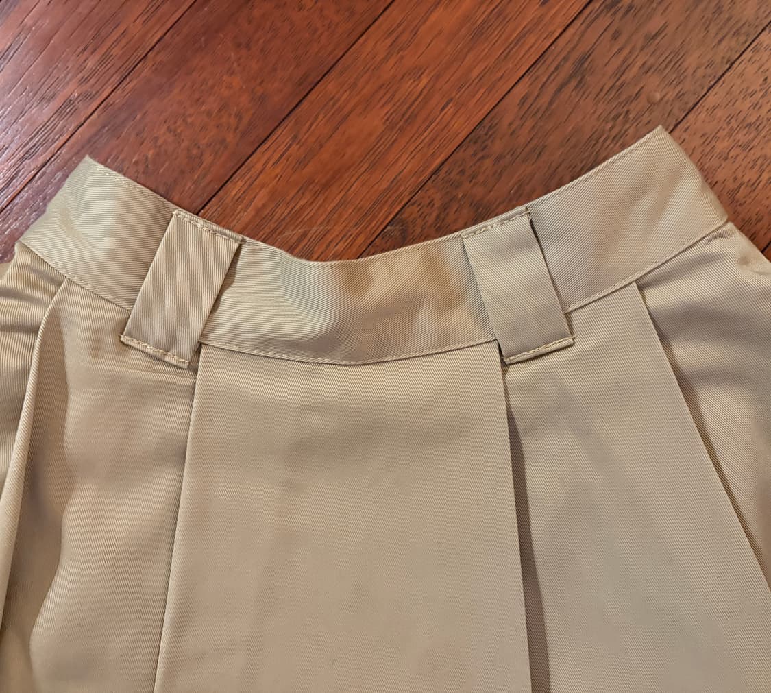 디키즈 x niko and 코튼 베이지 롱 스커트 상품이미지3