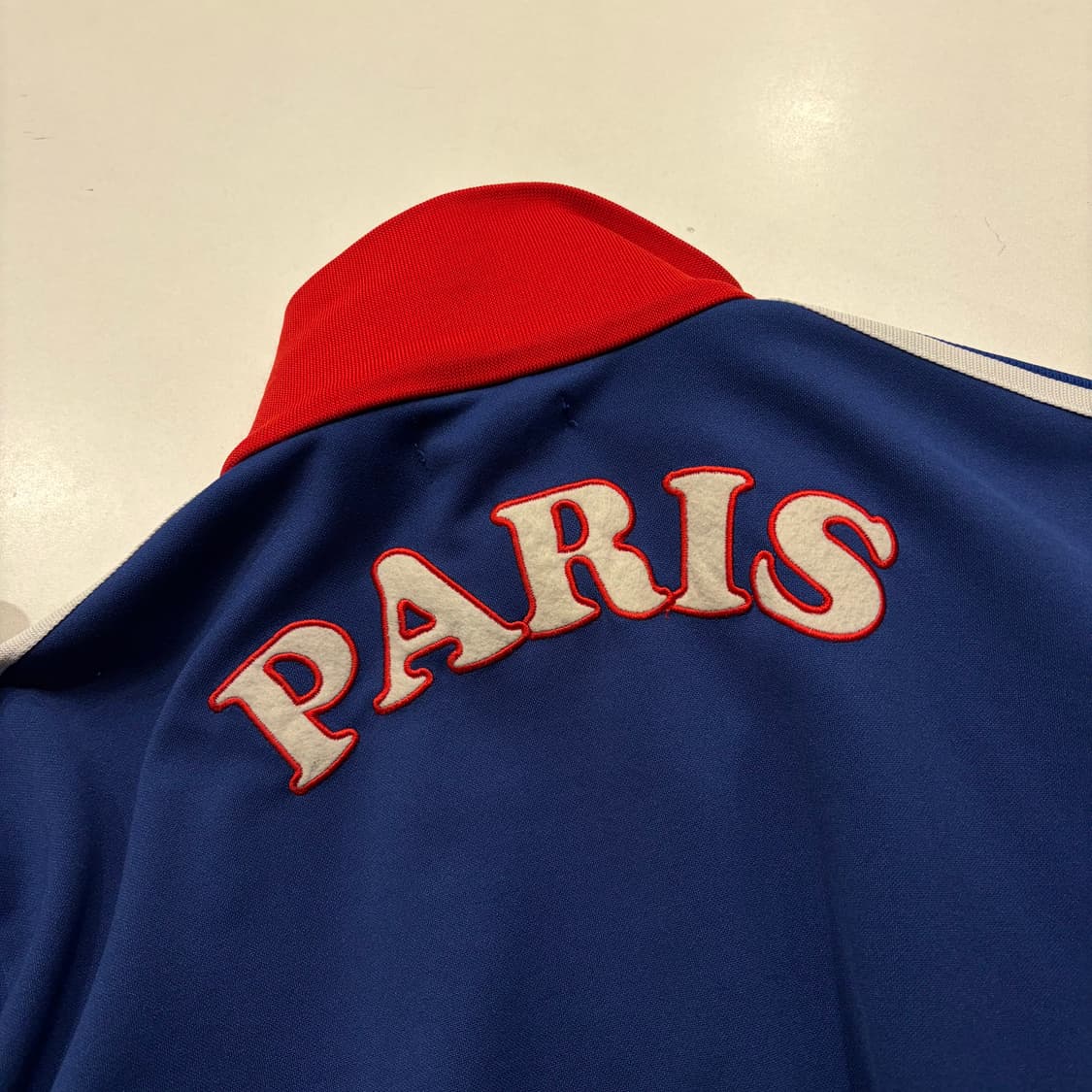 [M] 아디다스 파리 자켓 트랙탑 져지 블루/레드 삼선 D311 상품이미지10