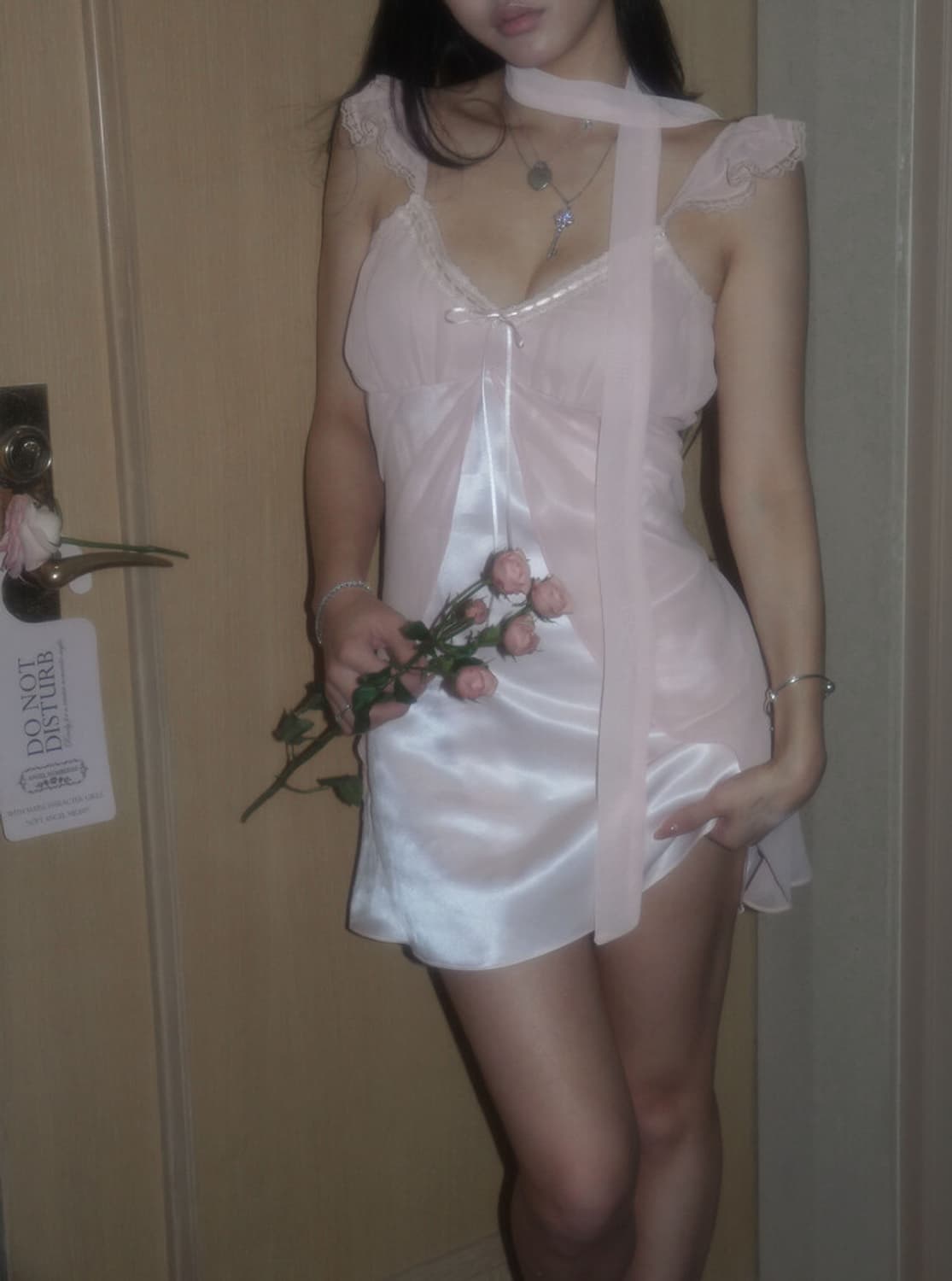 엔젤넘버555 엔넘파 noir lace dress 원피스 상품이미지1