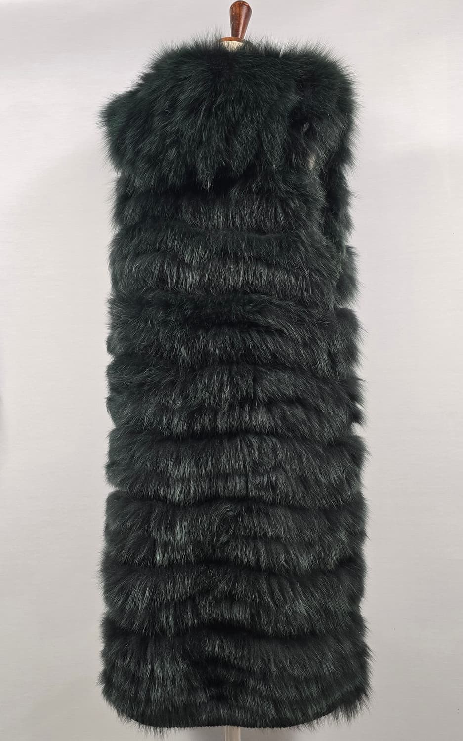 Theory 띠어리 폭스 그린 울 후드 베스트 S 상품이미지6