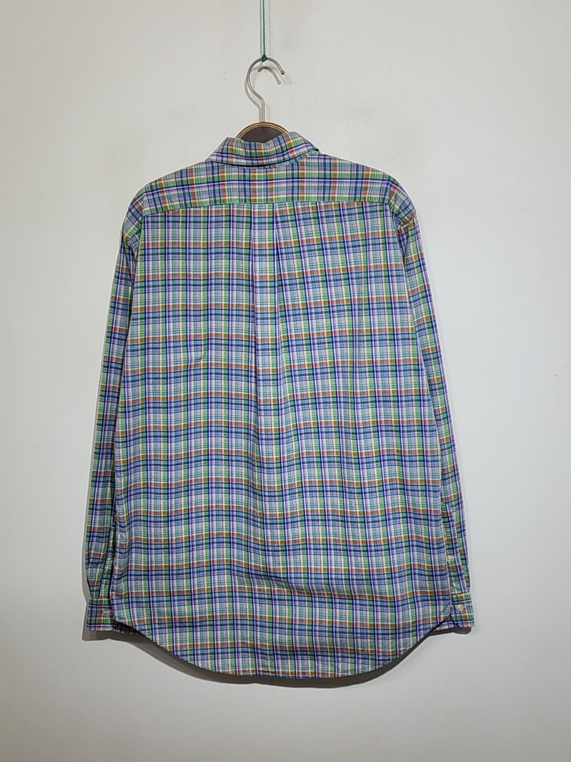 (L) 랄프로렌 폴로 남방 체크 셔츠 로고 캐주얼  상품이미지6