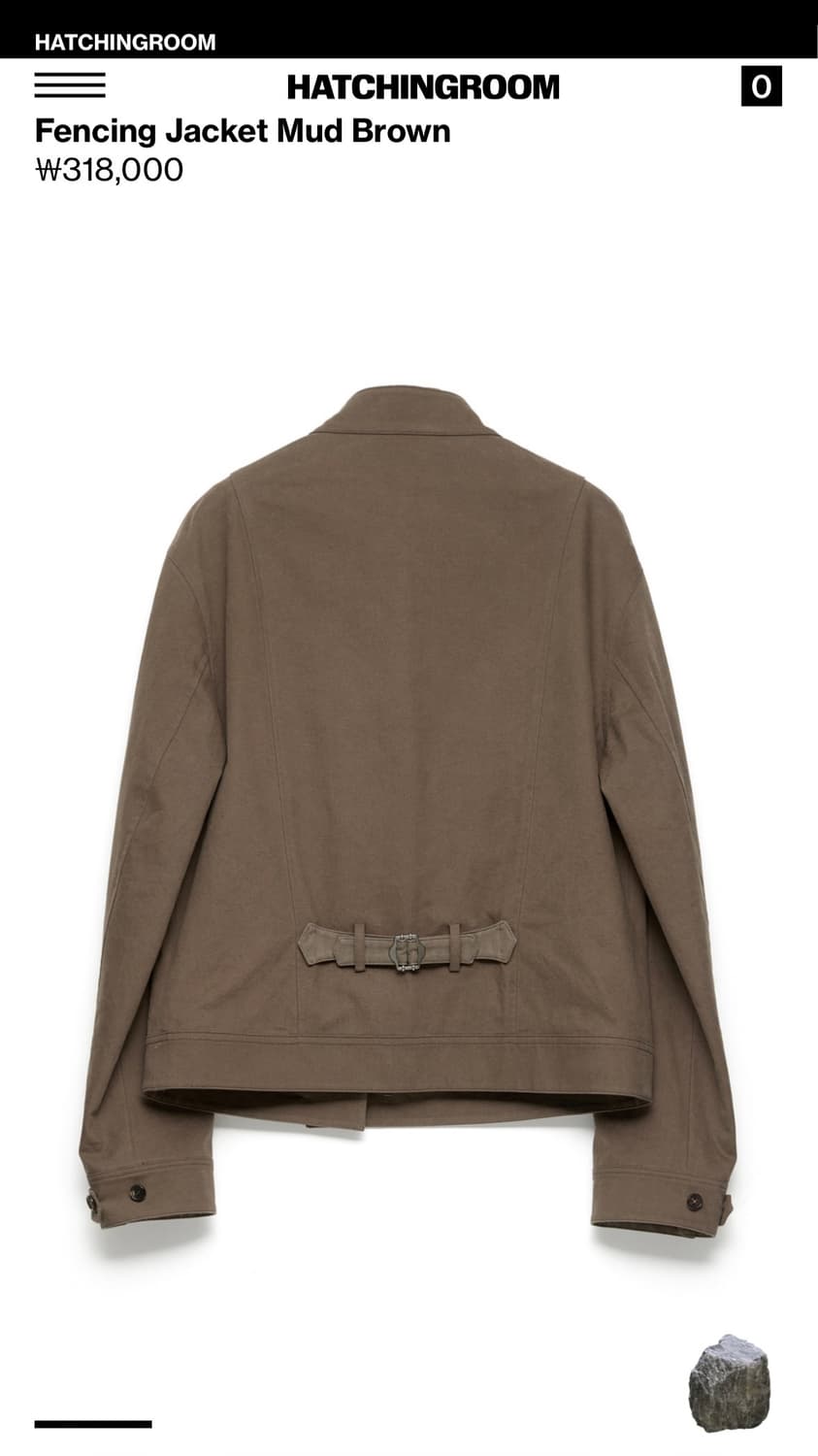 팬싱자켓 머드 브라운 (Fencing Jacket Mud Brown) 상품이미지2