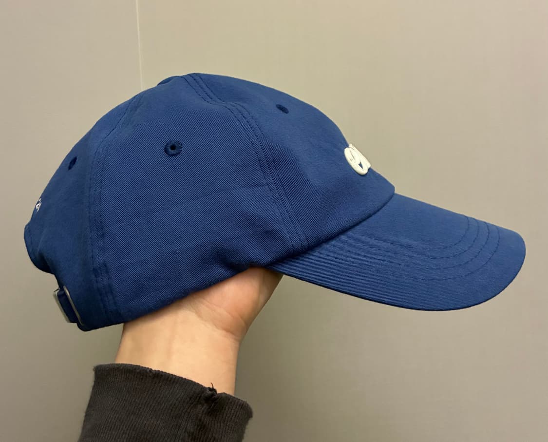 (F)emis 이미스 아플리케 자수 볼캡 모자 블루 상품이미지4