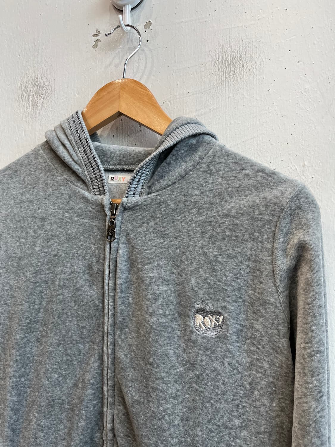 ROXY JPN 벨벳 후드집업 우먼즈 상품이미지2