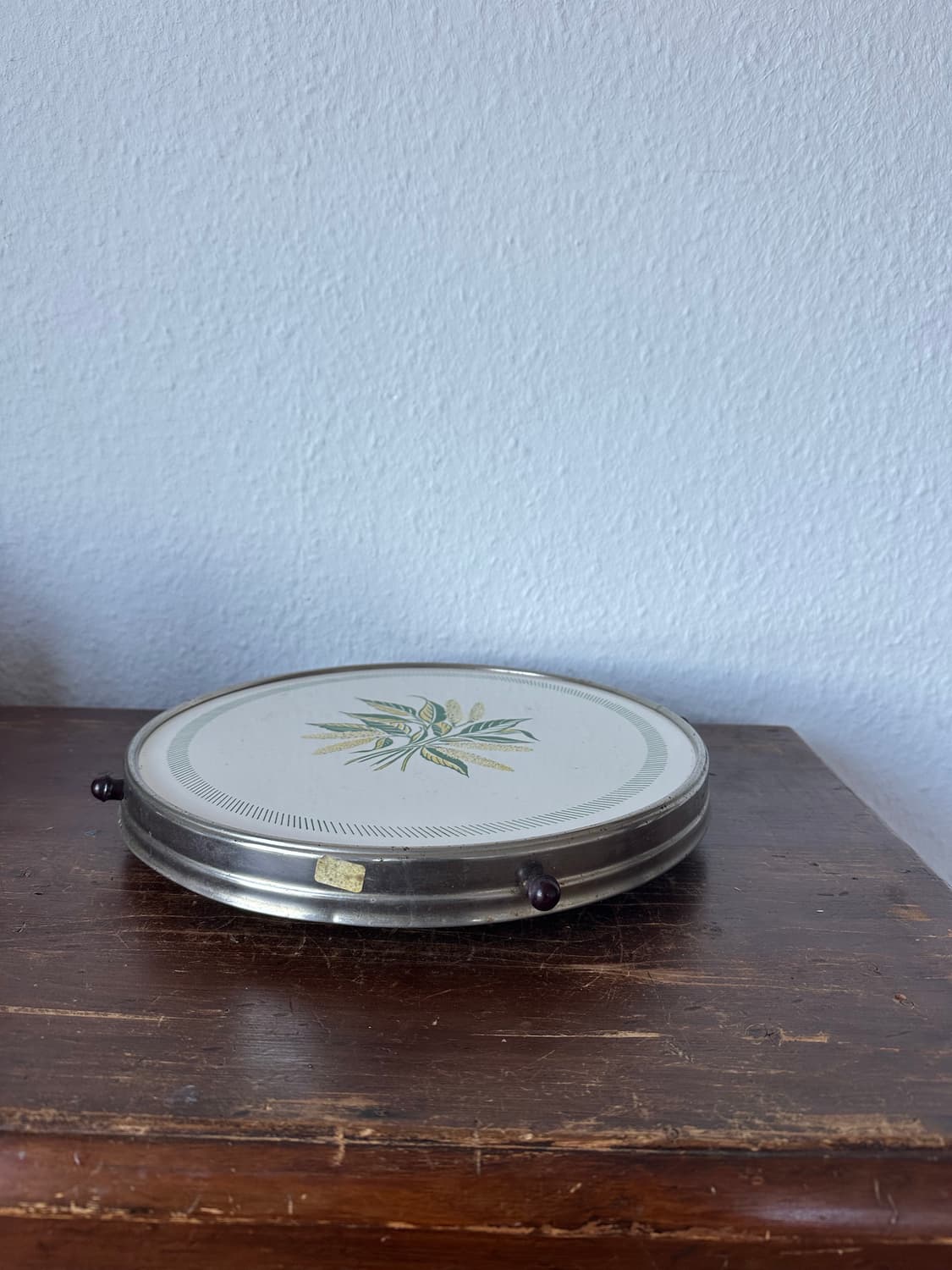 독일)빈티지 초록풀 턴테이블 트레이 상품이미지4