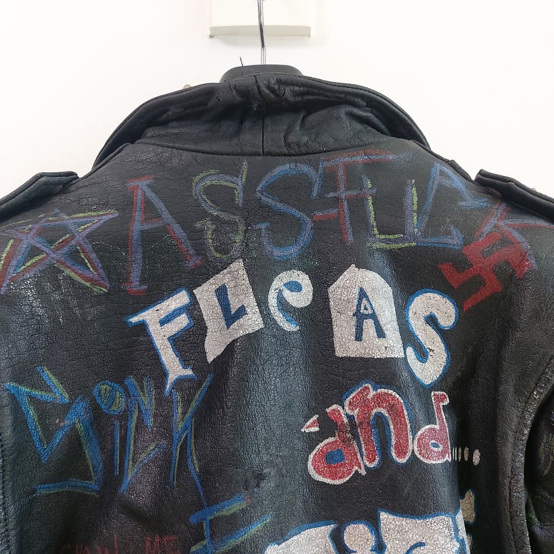 아메리칸 빈티지 펑크 레더자켓 상품이미지7