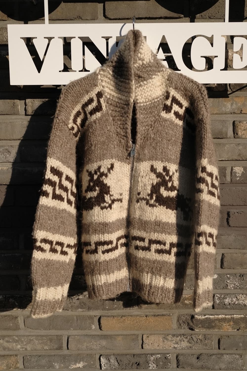 Genuine Cowichan 니트 집업 가디건 상품이미지4