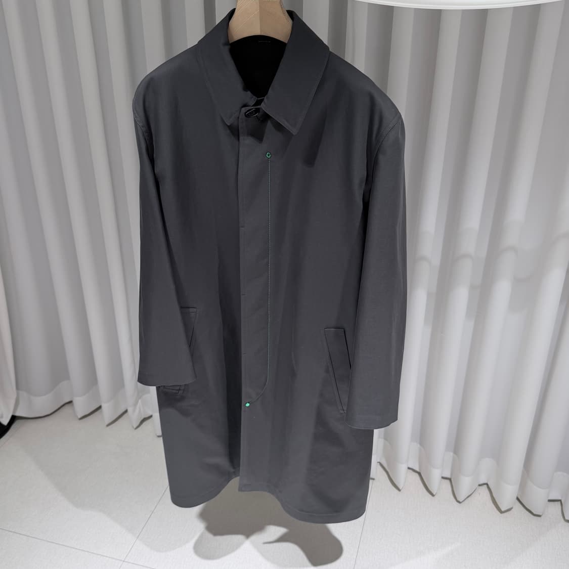 (A+/52) / 에르메스 그레이 트렌치 코트 상품이미지2