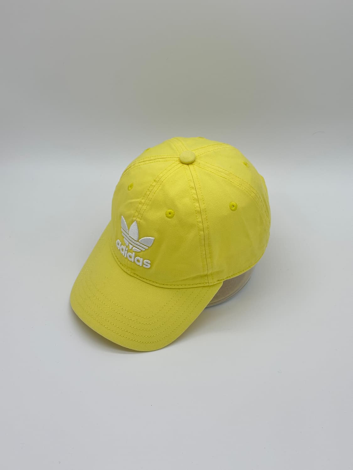 [F] 아디다스 로고 옐로우 볼캡 모자 상품이미지2
