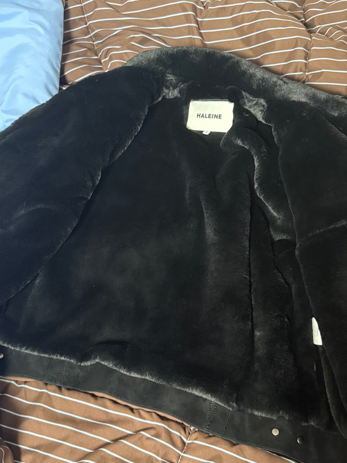 알렌느 벨루아 퍼 트러커 자켓 1사이즈 상품이미지2