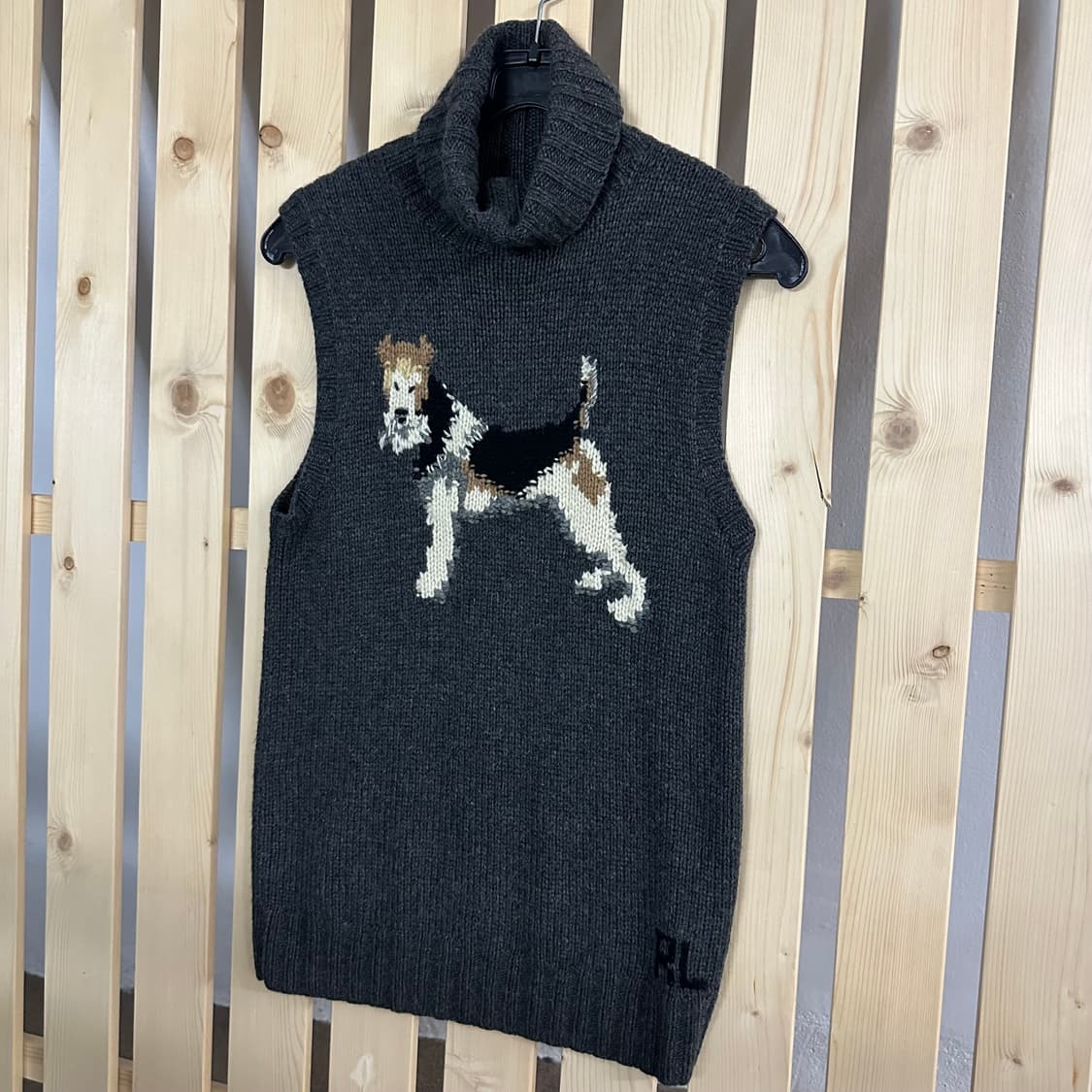 (S) 폴로 퍼피 그레이 목폴라 니트 상품이미지2