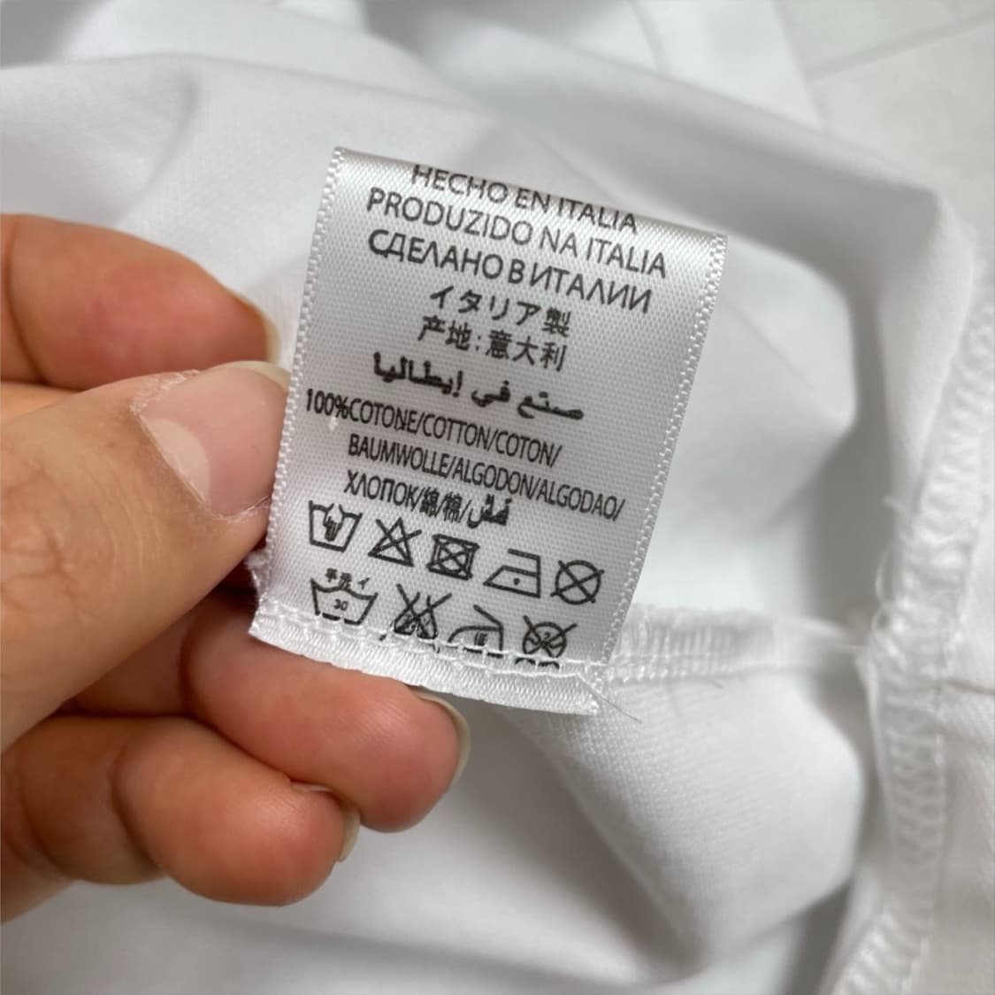 에르메스 Hermes 화이트 포켓 반팔 티셔츠  상품이미지5