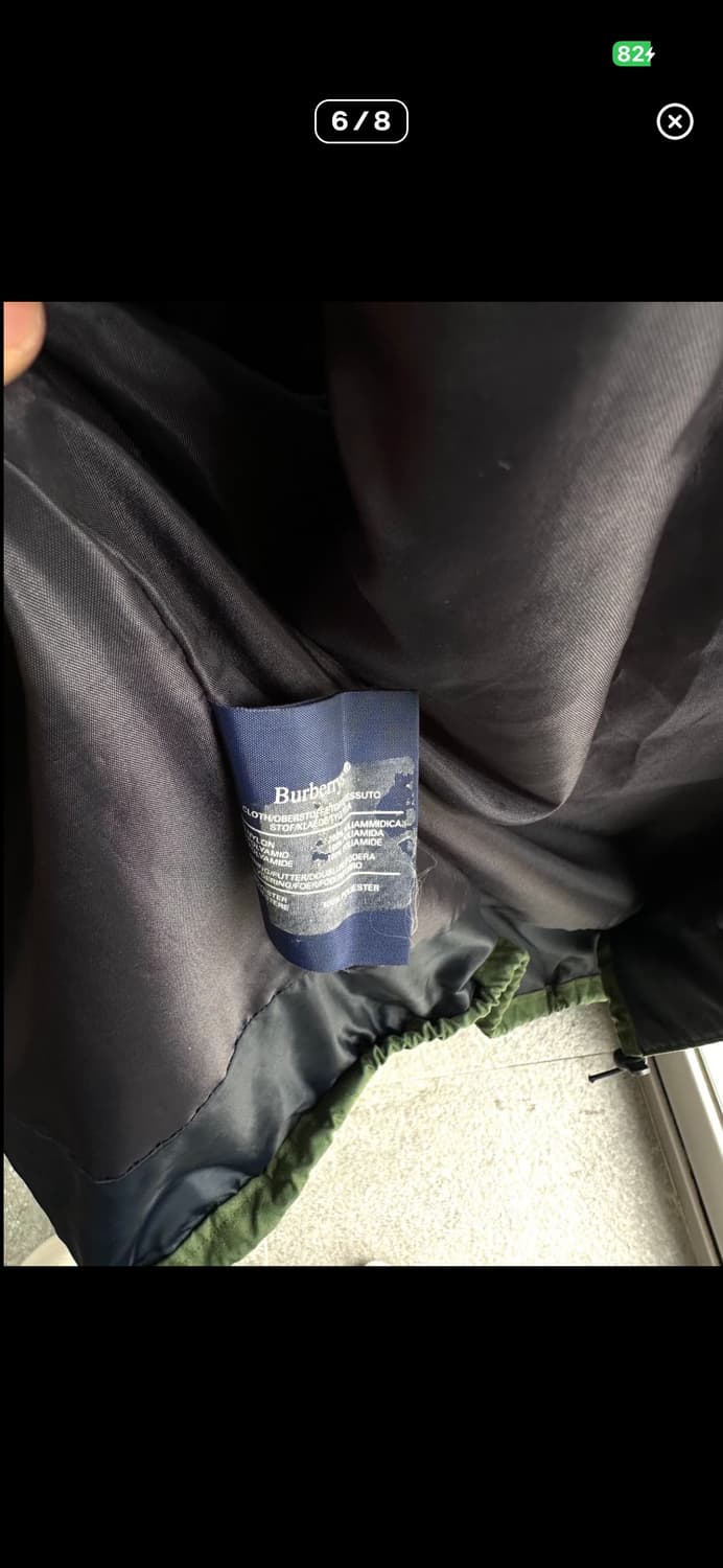 M/ 버버리 2000s 아카이브 로고 야상 자켓 상품이미지5