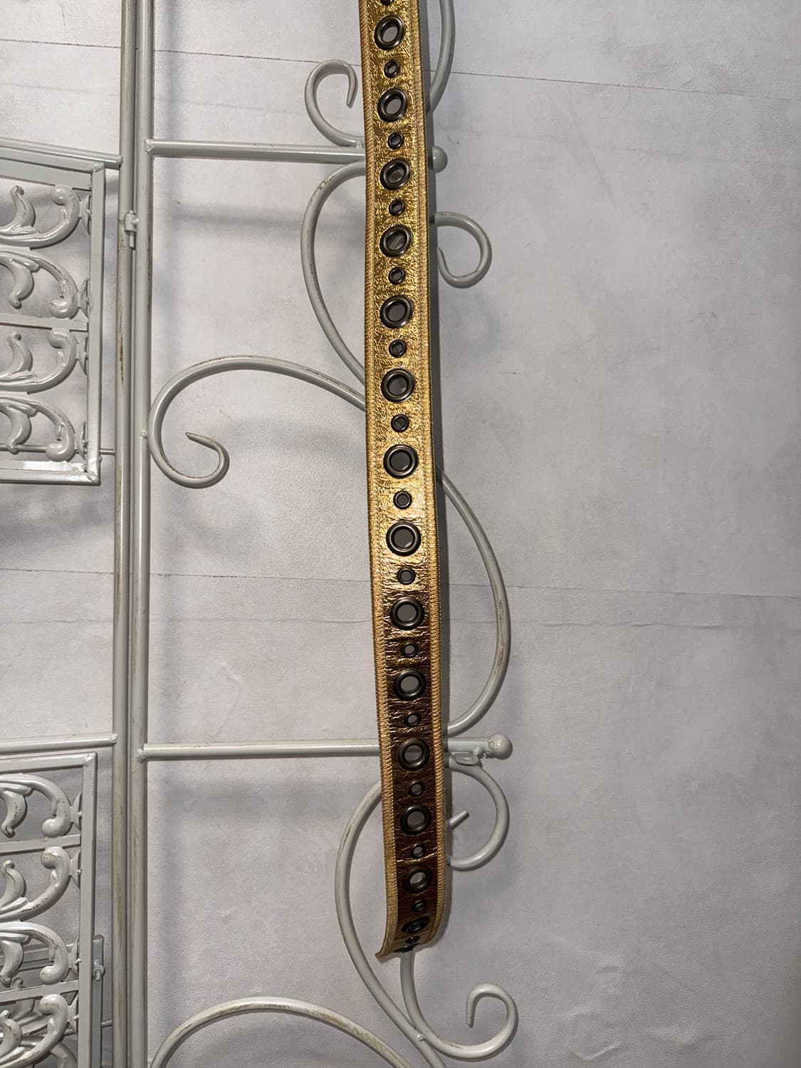 Gold punching oriental buckle belt 상품이미지6