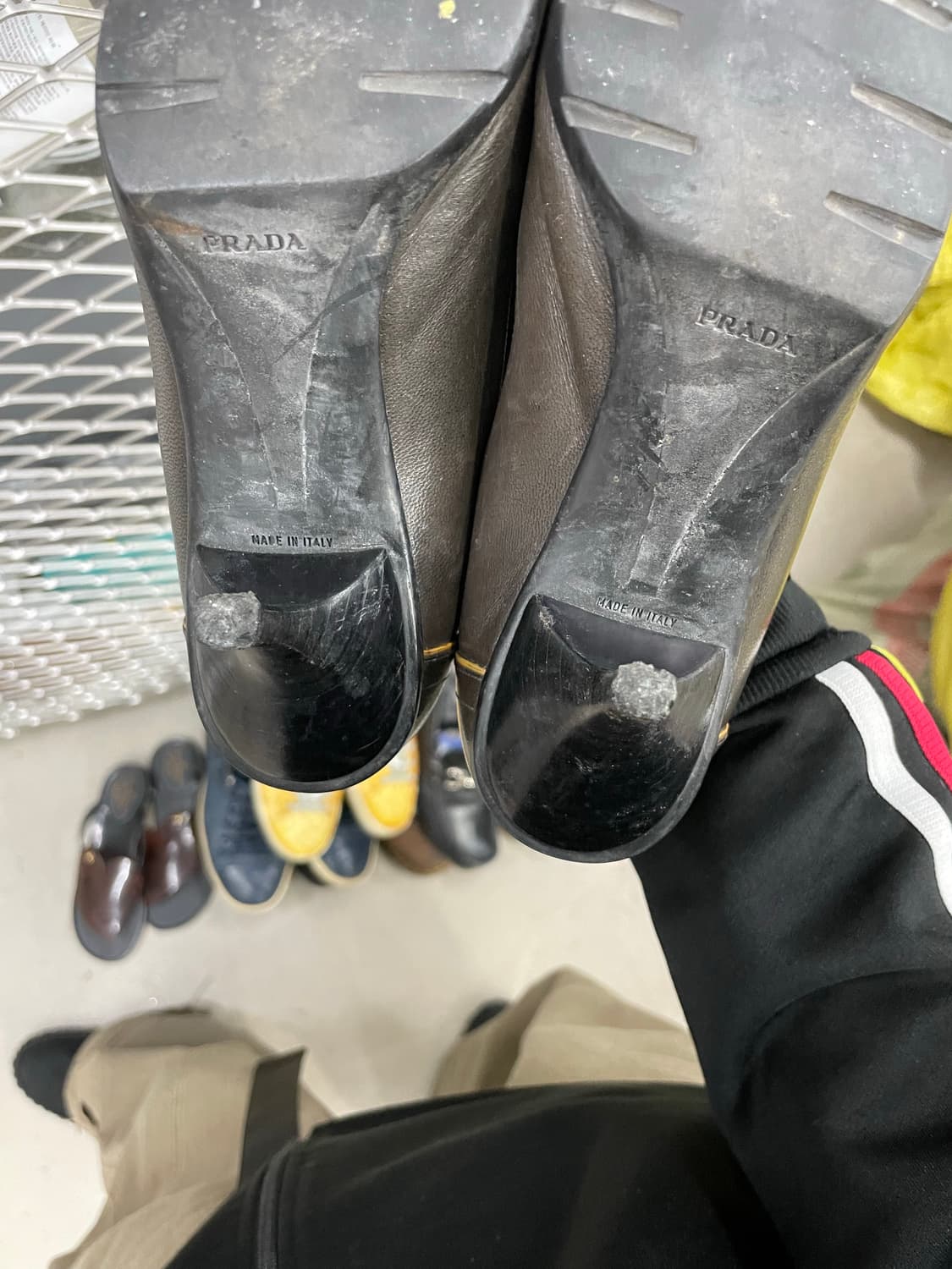 프라다 레더 펌프스 35 (gr-4682) 상품이미지10