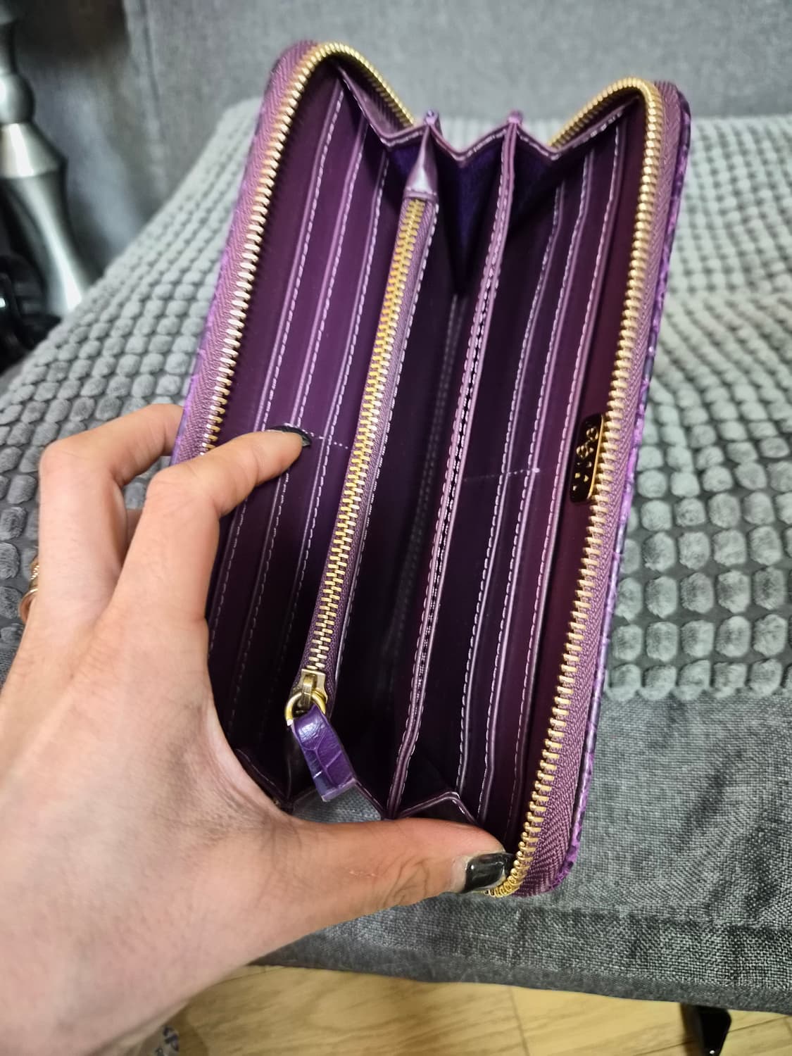 리얼악어가죽 장지갑 상품이미지4