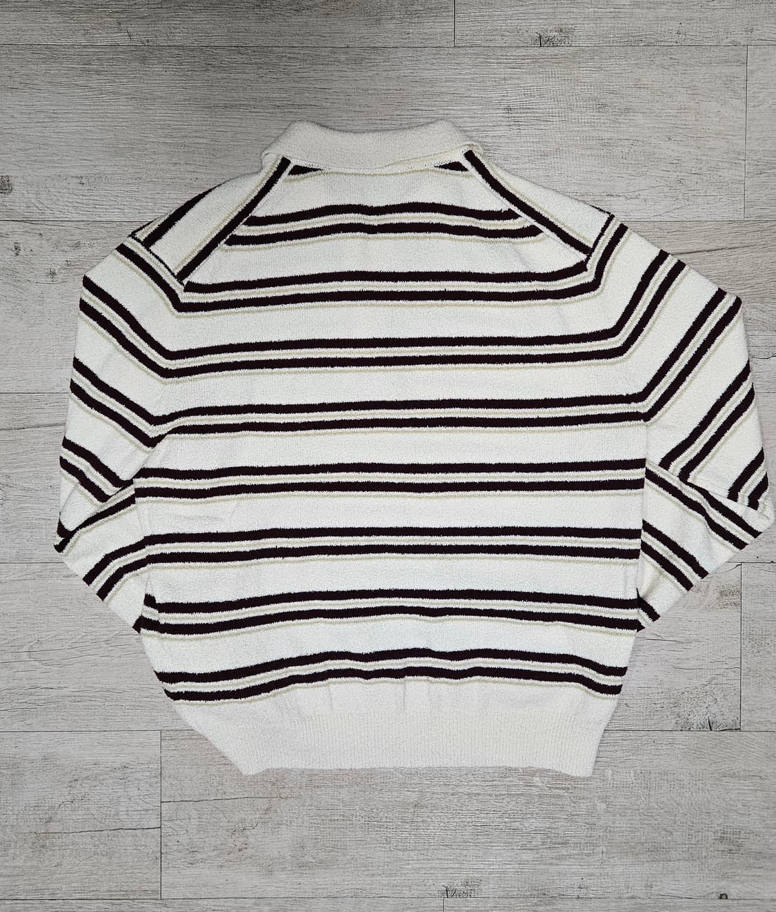 르마드 스트라이프 카라 니트 상품이미지2