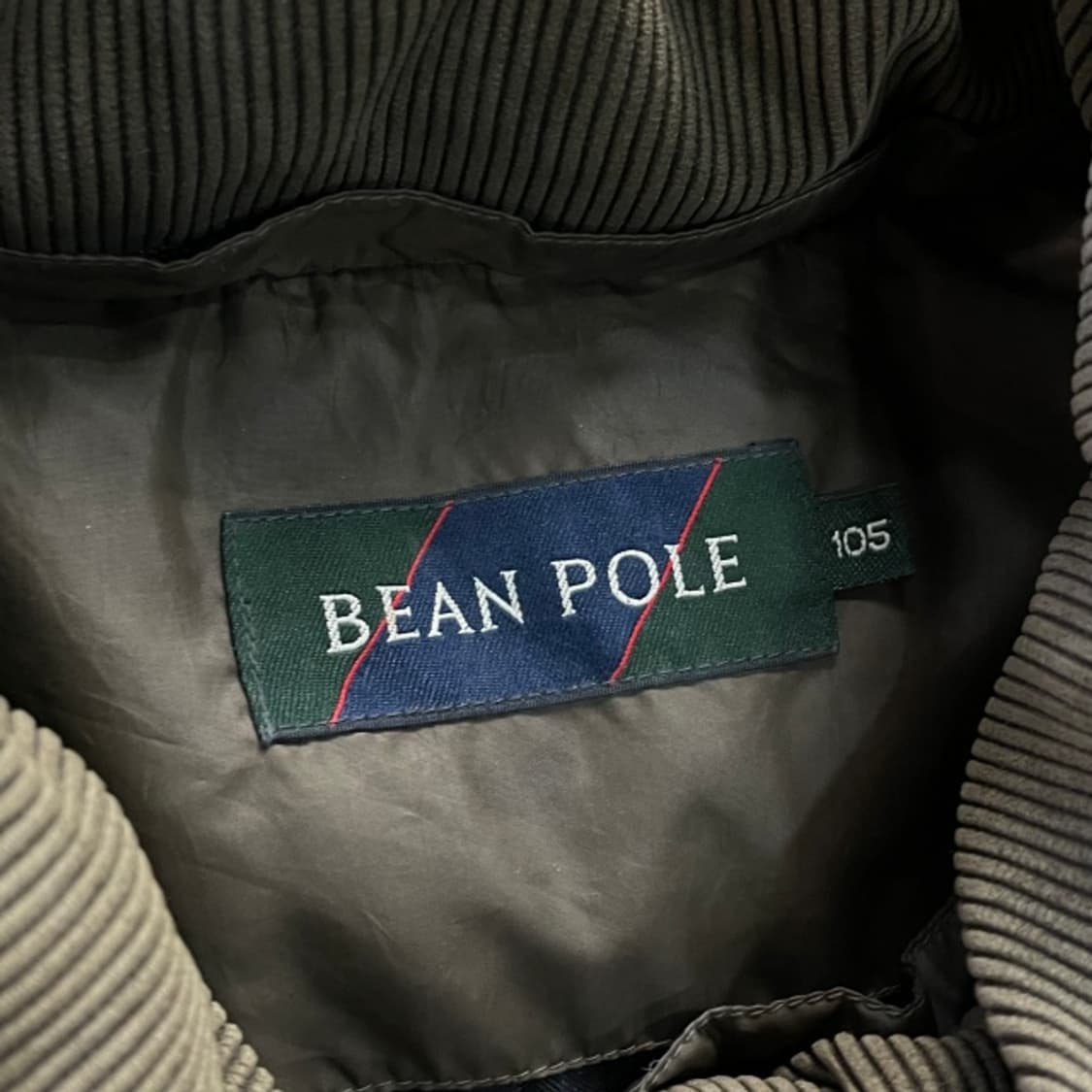 105 빈폴 코듀로이 패딩 상품이미지4