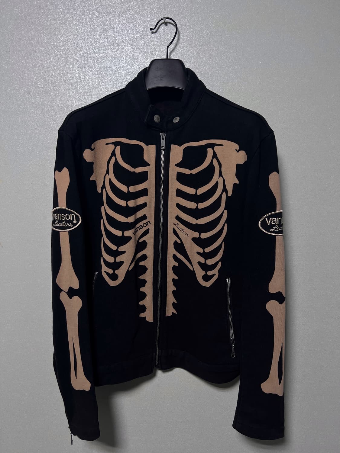Vanson 벤슨 본 스켈레톤 라이더 코튼 자켓 상품이미지1