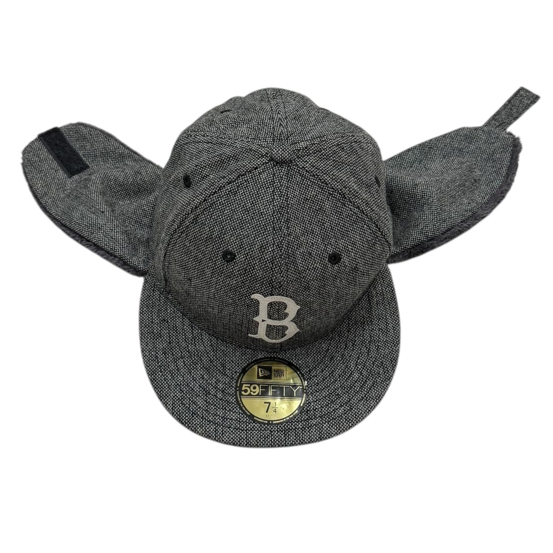 뉴에라 빈티지 보스턴 트루퍼햇 군밤 귀도리 스냅백 모자 그레이 714 상품이미지1