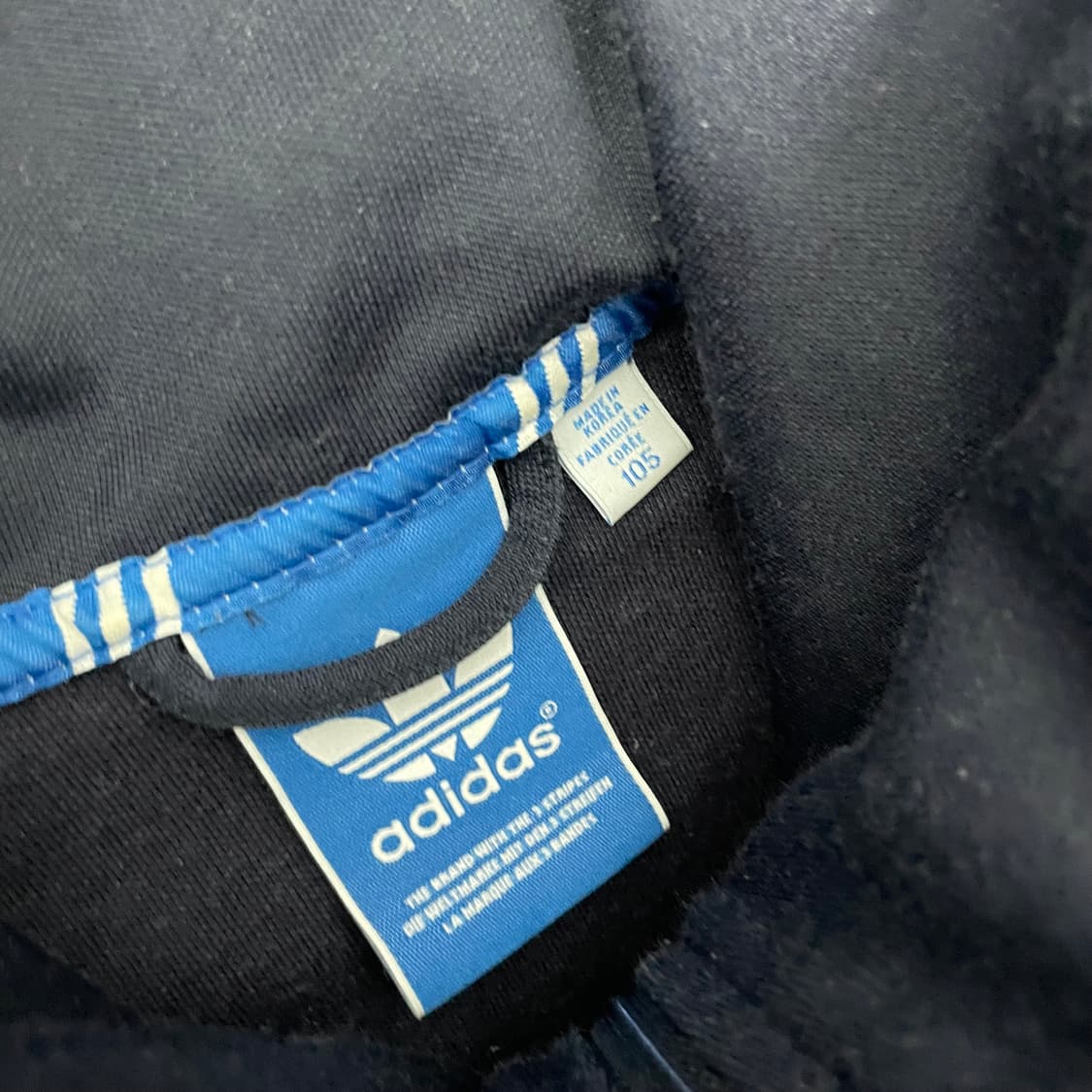 아디다스 네이비 삼선 유로파 트랙탑 져지자켓 상품이미지4