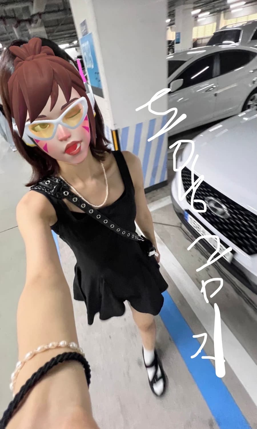 루루서울 made 스퀘어넥 플레어 원피스  상품이미지3