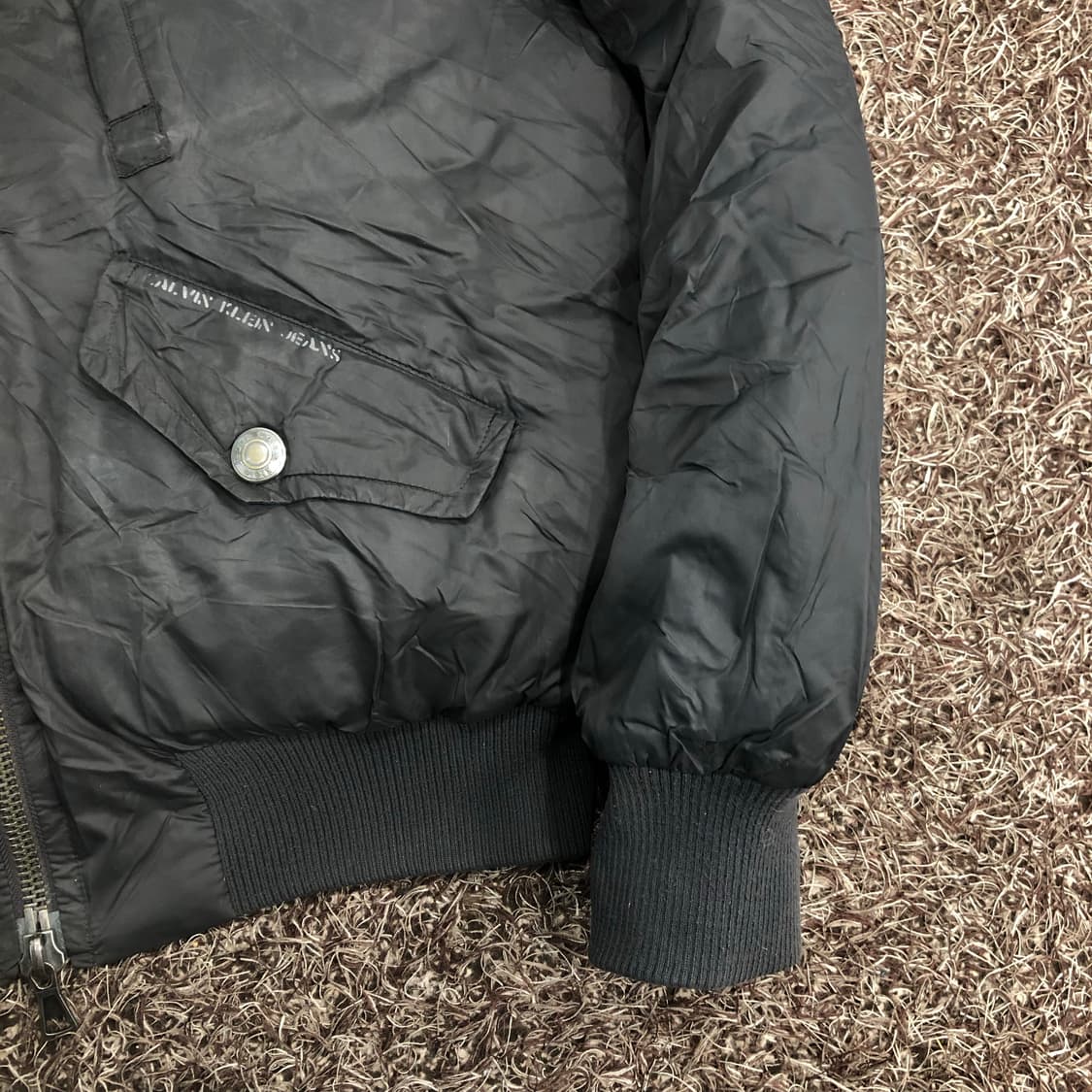 캘빈클라인 투웨이 봄버 MA-1 플라이트 후드 항공 점퍼 상품이미지4