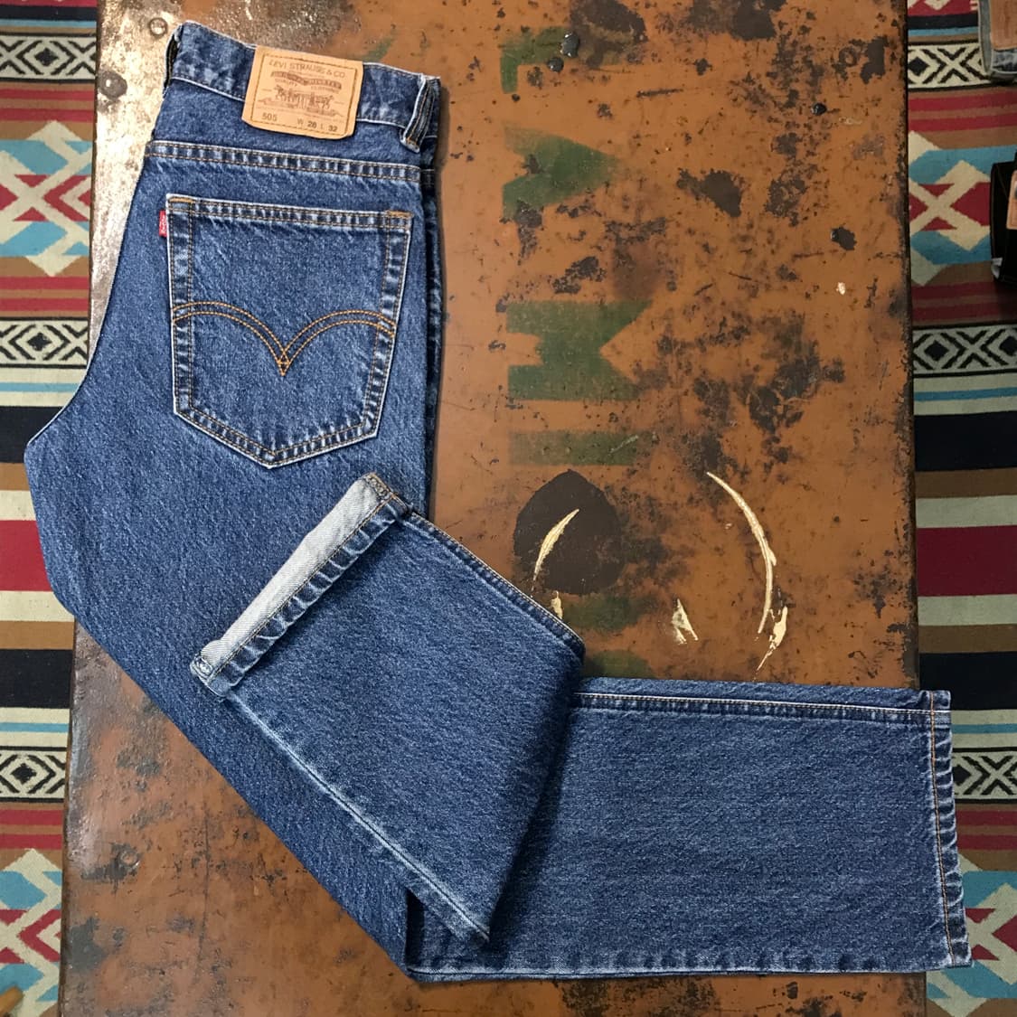 Usa 리바이스 505 중청 데님 팬츠 허리 30 사이즈 상품이미지2