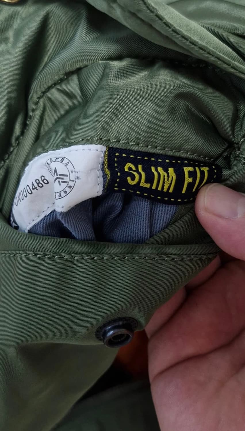 알파인더스트리 MA-1 카키 s 상품이미지6