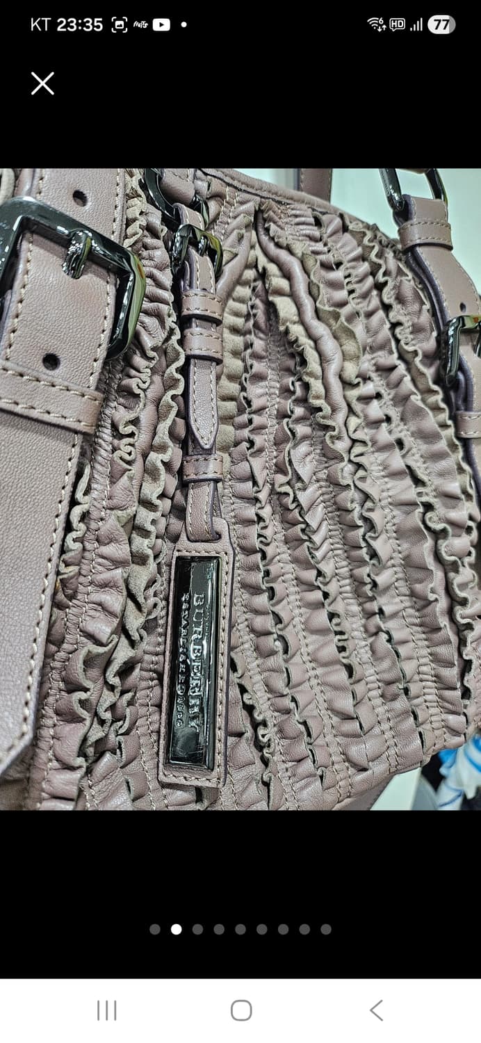 버버리 프로섬 셔링 레더 숄더 상품이미지2