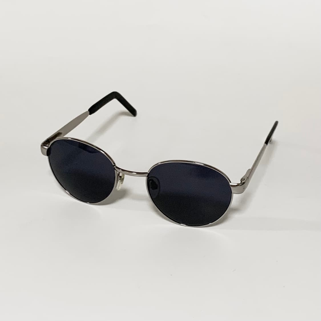 991 Y2K 빈티지 3컬러 실버유광 원형 선글라스 데드스탁 픽키안경 상품이미지1