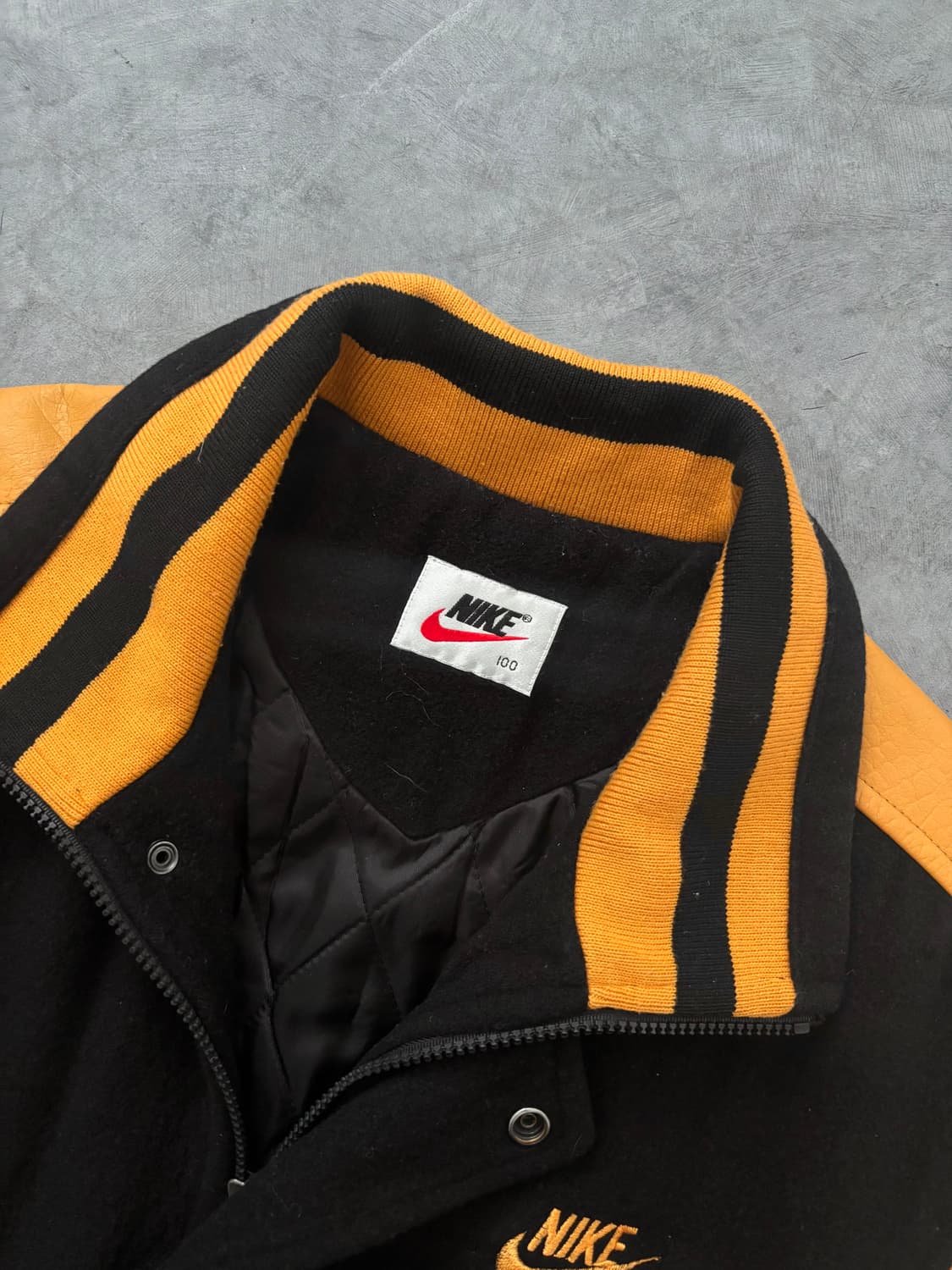 Nike 나이키 소가죽 바시티 울 자켓  상품이미지6