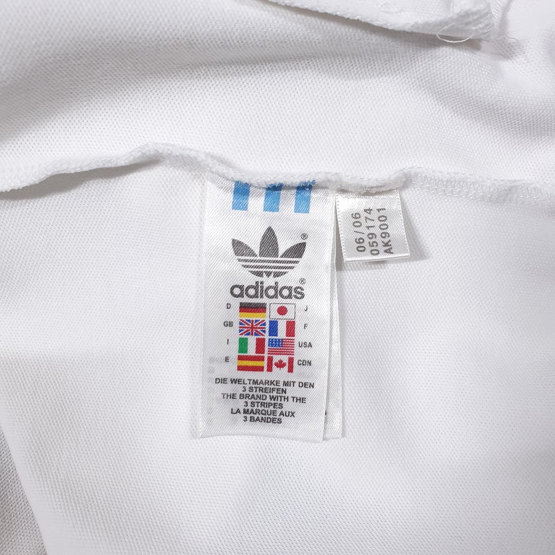 L 아디다스 대장급 희귀 불독 런던 져지 흰빨 레드 화이트 트랙탑 져지 상품이미지8