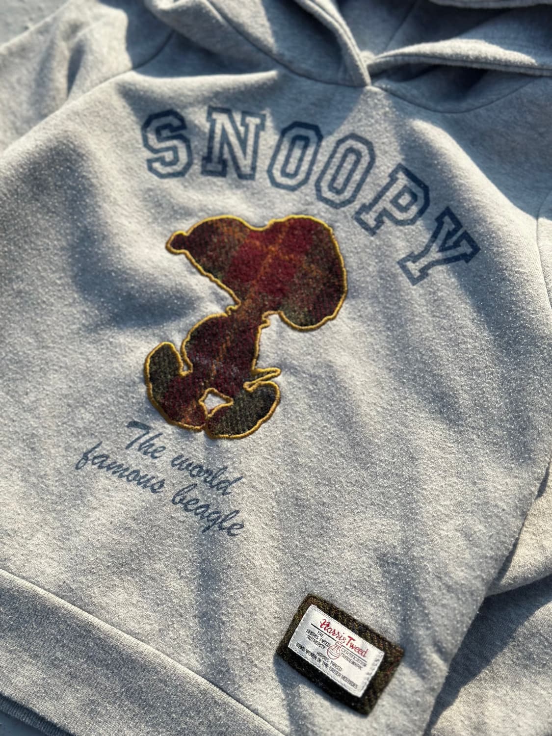 JPN 스누피 해리스트위드 후드 상품이미지2