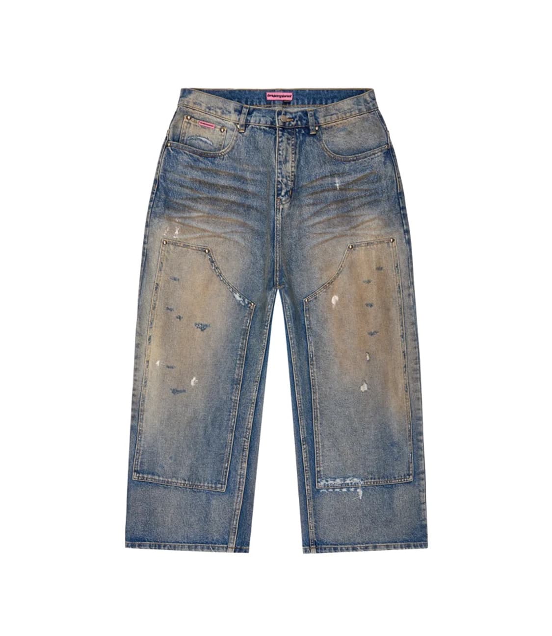 브로큰플래닛 broken planet 더블니 데님 팬츠 상품이미지5
