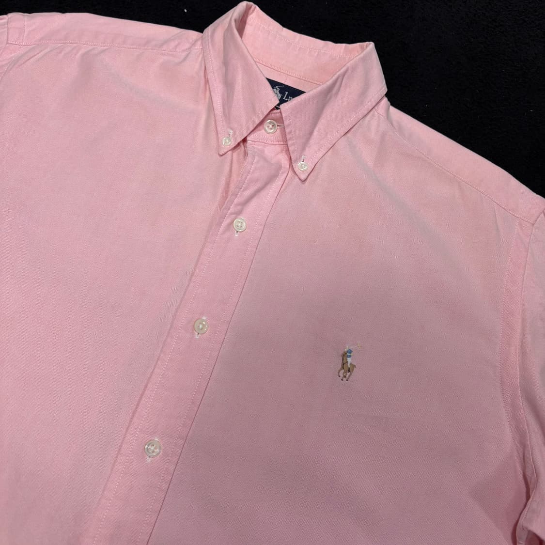 105 폴로 랄프로렌 분홍 컬러포니 옥스포드 셔츠 상품이미지3