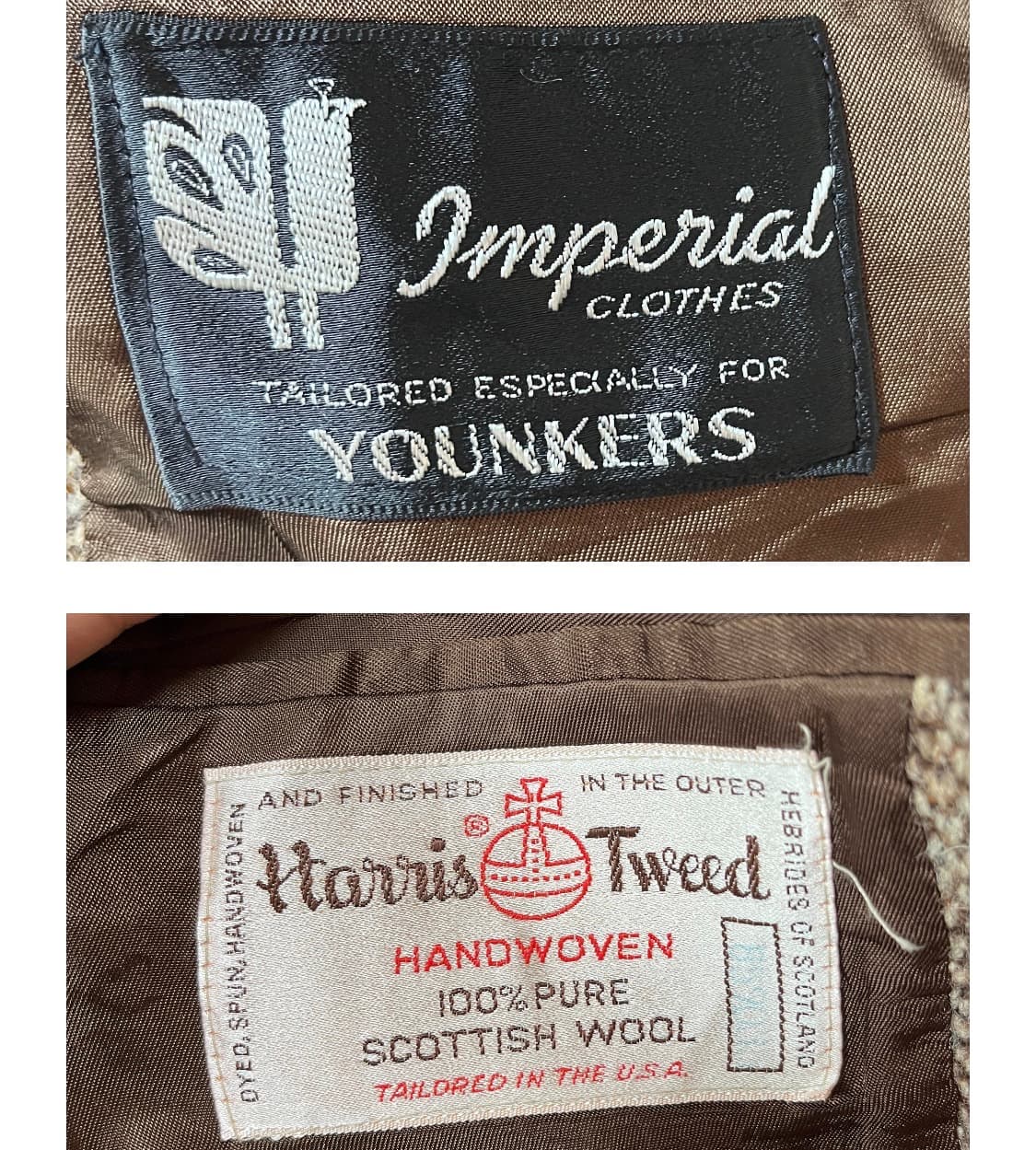 70s 해리스트위드 미국 백화점 테일러드 자켓 상품이미지2